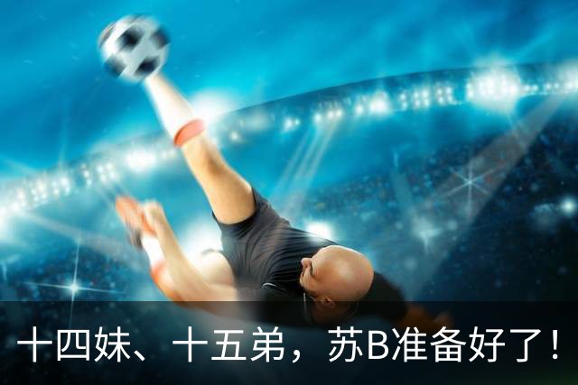 十四妹、十五弟，苏B准备好了！