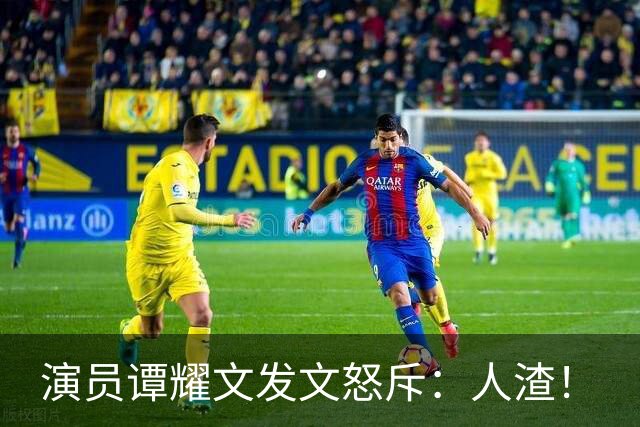 演员谭耀文发文怒斥：人渣！